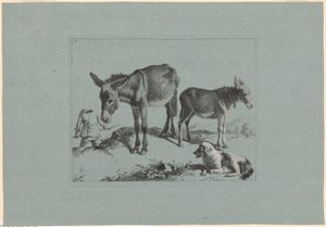 Tafel 5, aus dem Satz von 12 Pastoralszenen