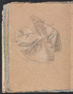 Verona Skizzenbuch: Draperiestudie Seite 50, 1760 von Francesco Lorenzi