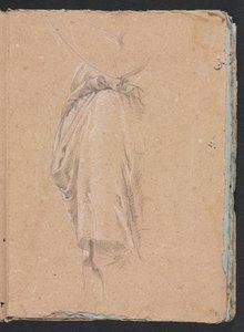Verona Skizzenbuch: Draperiestudie mit Ellbogen Seite 5 von Francesco Lorenzi