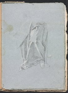 Verona Skizzenbuch: Draperie mit Fuß (Seite 83) von Francesco Lorenzi