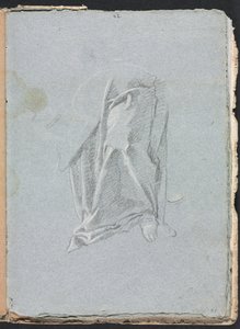 Verona-Skizzenbuch: Draperie mit Fuß Seite 83, 1760