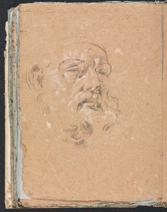 Verona Skizzenbuch: Männlicher Kopf Seite 76, 1760