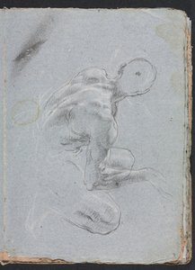 Verona Skizzenbuch: Männlicher Akt von hinten Seite 9, 1760