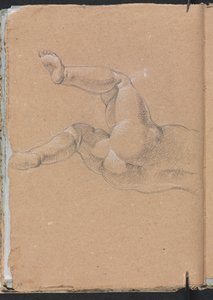 Verona Skizzenbuch: Putto (untere Körperhälfte) (Seite 24)