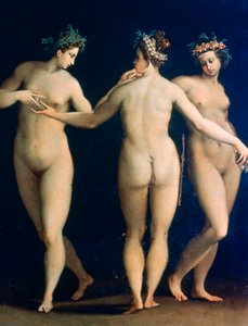 Die drei Grazien, 1564-1597 von Francesco Morandini
