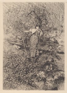 Hüterin der Truthähne [Gardeuse de dindons]