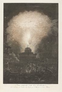 Feuerwerk bei der Engelsburg