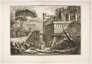 Veduta des Grabmals von Marnia von Francesco Piranesi