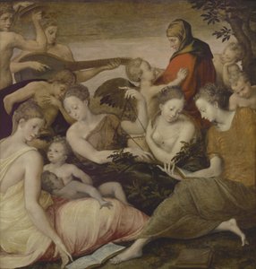 Die Kunst der Musik, ca. 1565 von Francesco Primaticcio