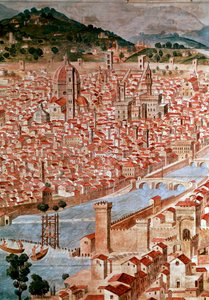 Pianta della Catena (Detail) von Francesco Rosselli
