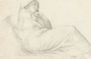 Schlafende Frau von Francesco Salviati