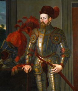 Porträt von Ferdinand II. (1529-1595), Erzherzog von Österreich, von Francesco Terzio (Terzi) (ca. 1523-1591)