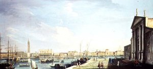 Das Bacino di San Marco mit dem Dogenpalast und der Riva degli Schiavoni