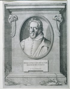 Inigo Jones (Gravur) von Francesco Villamena