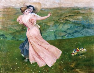Il ballo sul prato Tanz auf dem Rasen von Francesco Vinea