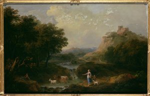 Landschaft mit Figuren von Francesco Zuccarelli