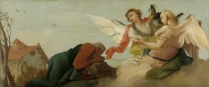 Abraham mit den drei Engeln