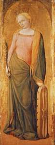 Die heilige Katharina von Alexandria, 15. Jahrhundert