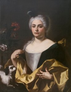 Porträt der Frau des Malers von Francesco de Mura