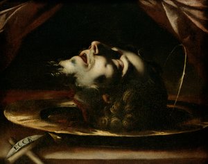 Der Kopf von Johannes dem Täufer
