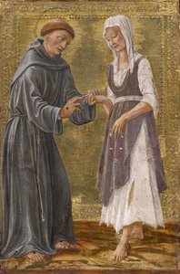 Der heilige Franziskus und die Dame Armut