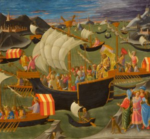 König Melchior segelt ins Heilige Land