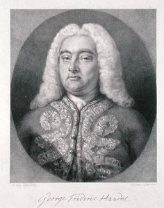 Georg Friedrich Händel (1685-1759) graviert von Frederick Christian Lewis I (1779-1856) 1828