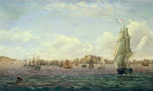 Ansicht von Singapur von Francis A. Moreland