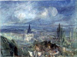 Ansicht der Stadt Bridgewater, Somerset