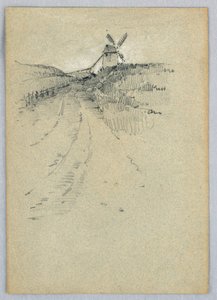 Eine Windmühle
