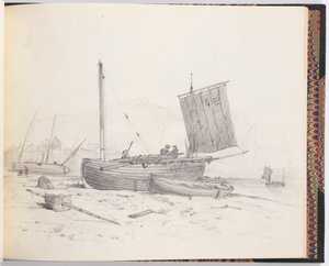 Fischerboote von Francis Augustus Lathrop