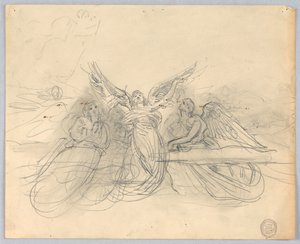 Gruppe von Engeln von Francis Augustus Lathrop