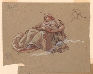 Studie für "Barmherzigkeit", St. Bartholomew