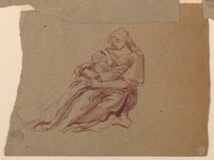 Studie für "Barmherzigkeit", St. Bartholomew