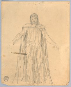 Studie für Christus, Chor von St. Bartholomäus, New York von Francis Augustus Lathrop