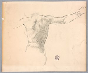 Studie für "Diana und ihre Begleiterinnen unter den Sternbildern" von Francis Augustus Lathrop