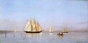 Haverstraw Bay am Hudson von Francis Augustus Silva