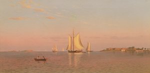 Ansicht des Bostoner Hafens nahe Castle Island