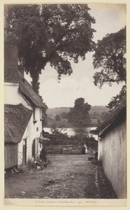 31. Exeter, Cottages bei Countess Weir von Francis Bedford