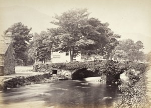 Beddgelert, Die Brücke & Moel Hebog, Nr. 3 (518) von Francis Bedford