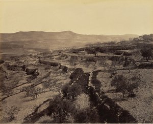 Bethlehem - Das Hirtenfeld von Francis Bedford