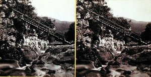 Bettws-y-Coed, Die Brücke des Bergmanns von Francis Bedford