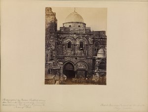 Jerusalem - Fassade der Grabeskirche