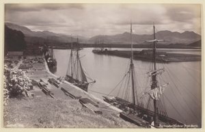 Hafen von Portmadoc von Borth