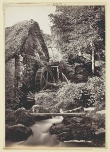Ohne Titel [Wassermühle], 1860-94 von Francis Bedford