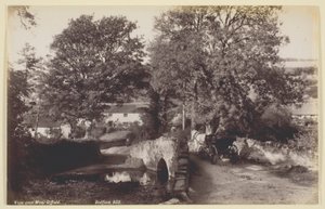 Ansicht in der Nähe von Wear Gifford von Francis Bedford