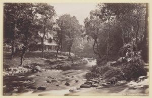 Watersmeet, das Häuschen und die Bäche