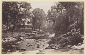 Watersmeet, das Cottage und die Bäche, 1860-94