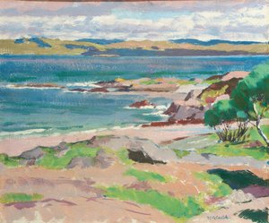 Ross of Mull von Traigh Mhor, Iona von Francis Campbell Boileau Cadell