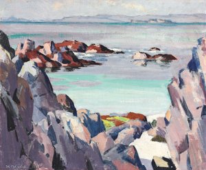 Staffa und Rhum von Iona von Francis Campbell Boileau Cadell